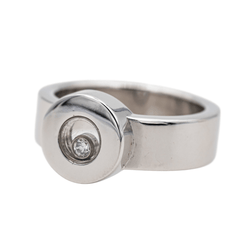 Bague CHOPARD "Happy Diamonds en or blanc et diamant - Castafiore