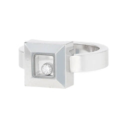 Bague CHOPARD "Happy Diamonds" en or blanc et diamant - Castafiore