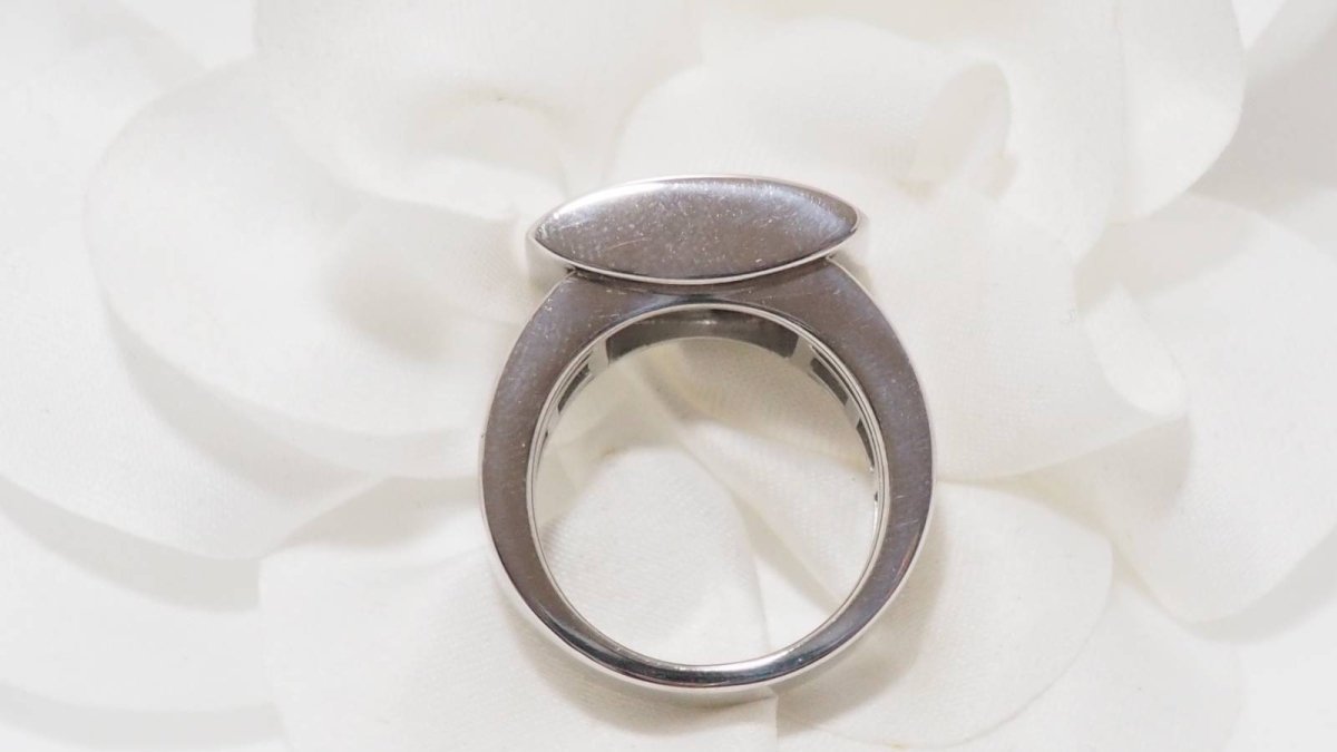 Bague Chopard Happy Diamonds en or blanc et diamants - Castafiore