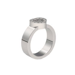 Bague CHOPARD "Happy Diamonds en or blanc et diamants - Castafiore