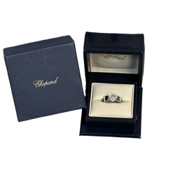 Bague CHOPARD "Happy Diamonds en or blanc et diamants - Castafiore