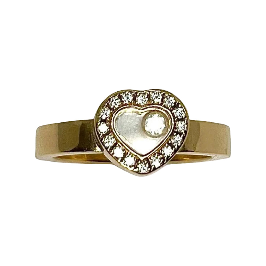 Bague CHOPARD Happy diamonds en or jaune et diamants - Castafiore
