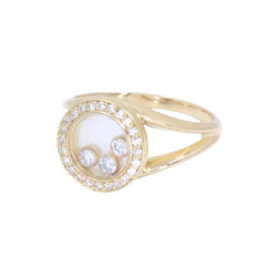 Bague Chopard "Happy Diamonds" en or jaune et diamants - Castafiore