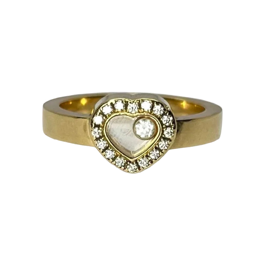 Bague CHOPARD Happy diamonds en or jaune et diamants - Castafiore