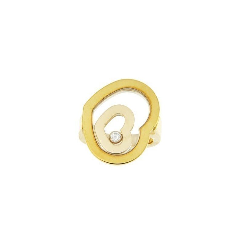 Bague Chopard Happy Diamonds or jaune diamant - Castafiore