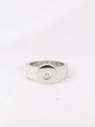 Bague Chopard Happy Diamonds ronde en or blanc et diamants - Castafiore