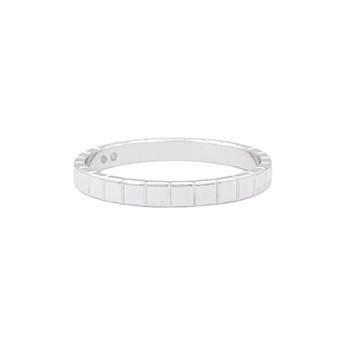 Bague CHOPARD "Ice Cube" en or blanc - Castafiore