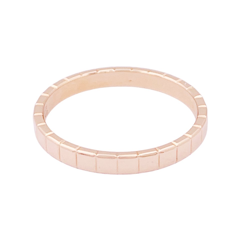 Bague CHOPARD "Ice Cube" en or rose - Castafiore