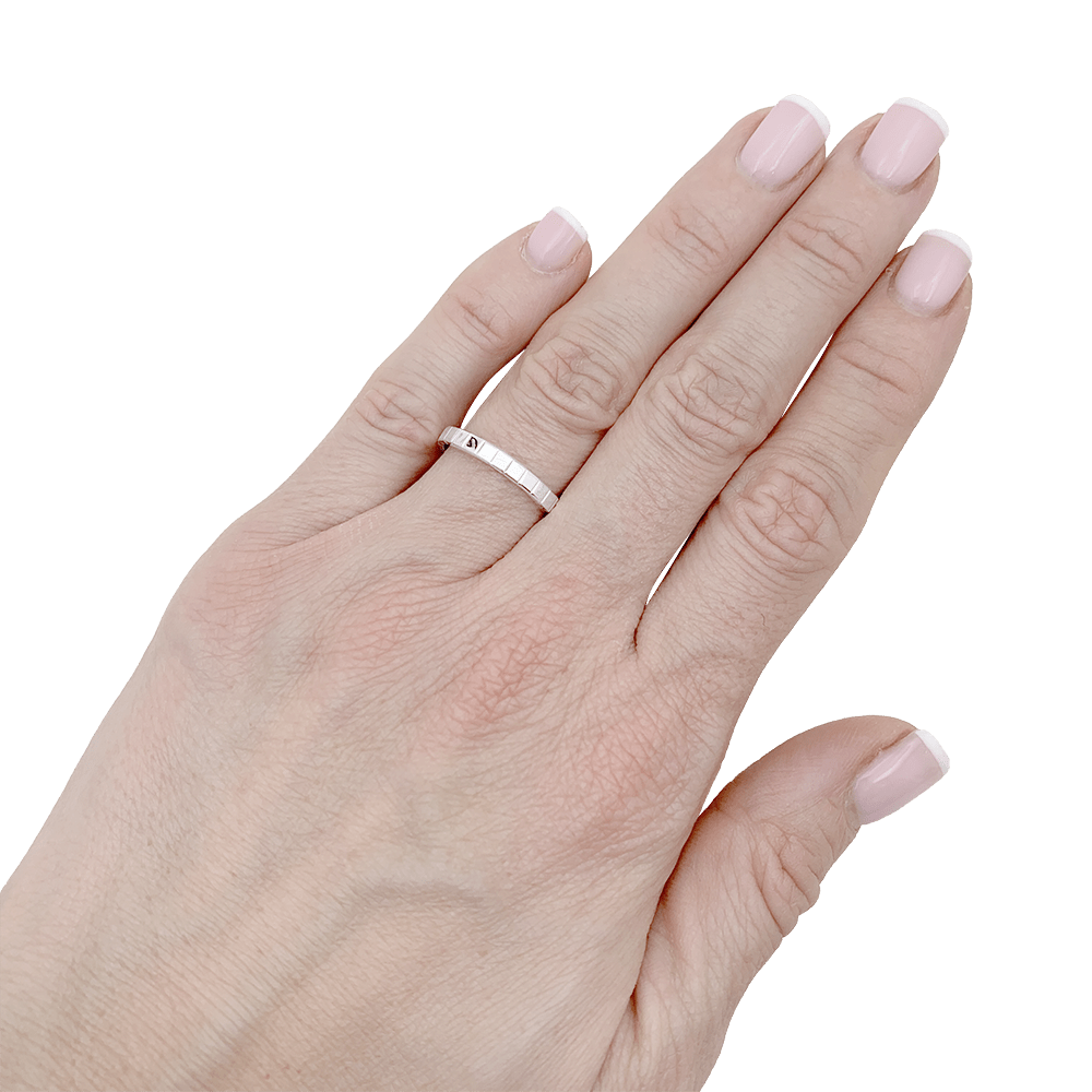 Bague Chopard Ice Cube Or Blanc - Castafiore