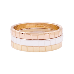 Bague Chopard Ice Cube Or Blanc - Castafiore