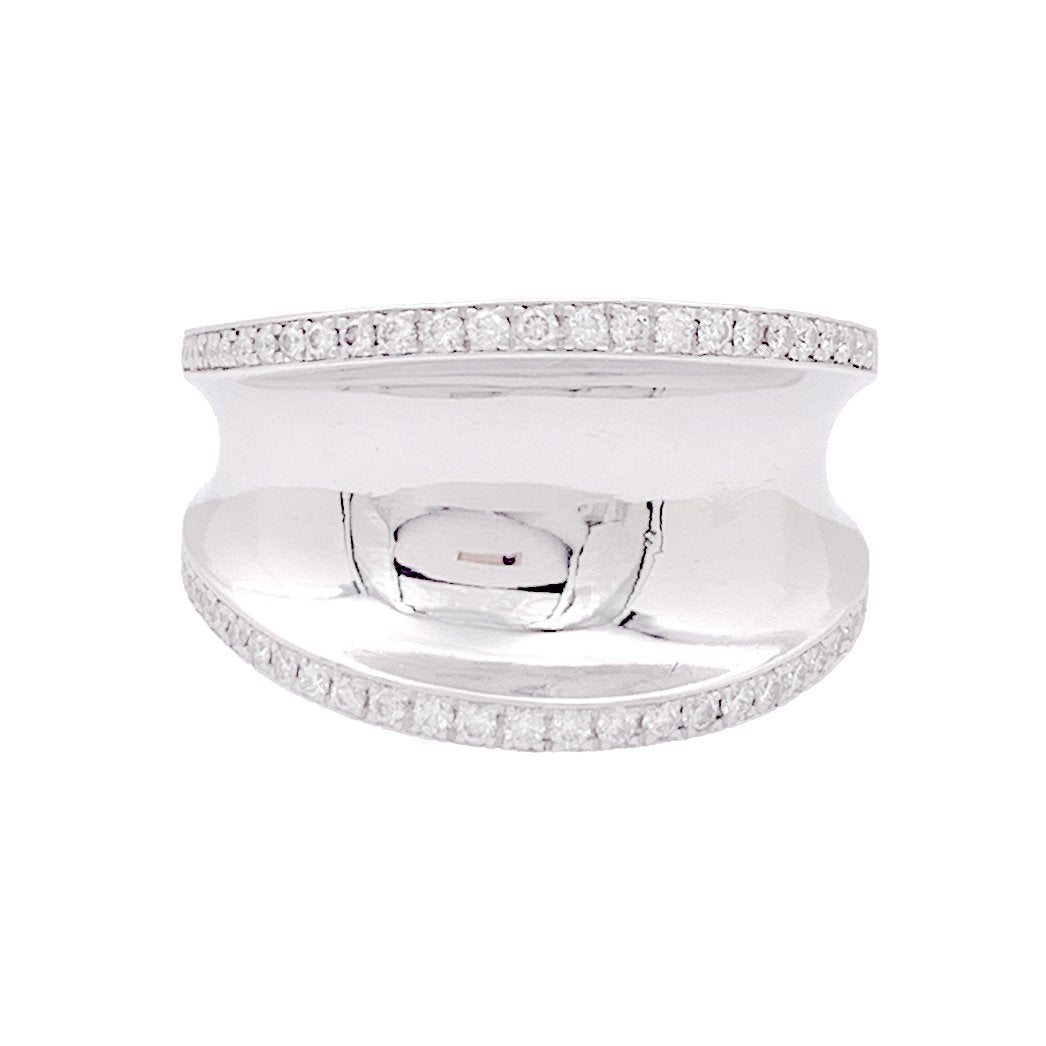 Bague CHOPARD "Impérial" en or blanc et diamants - Castafiore