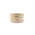 Bague CHOPARD "Strada" en or jaune et diamants - Castafiore