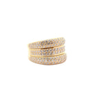 Bague CHOPARD "Strada" en or jaune et diamants - Castafiore