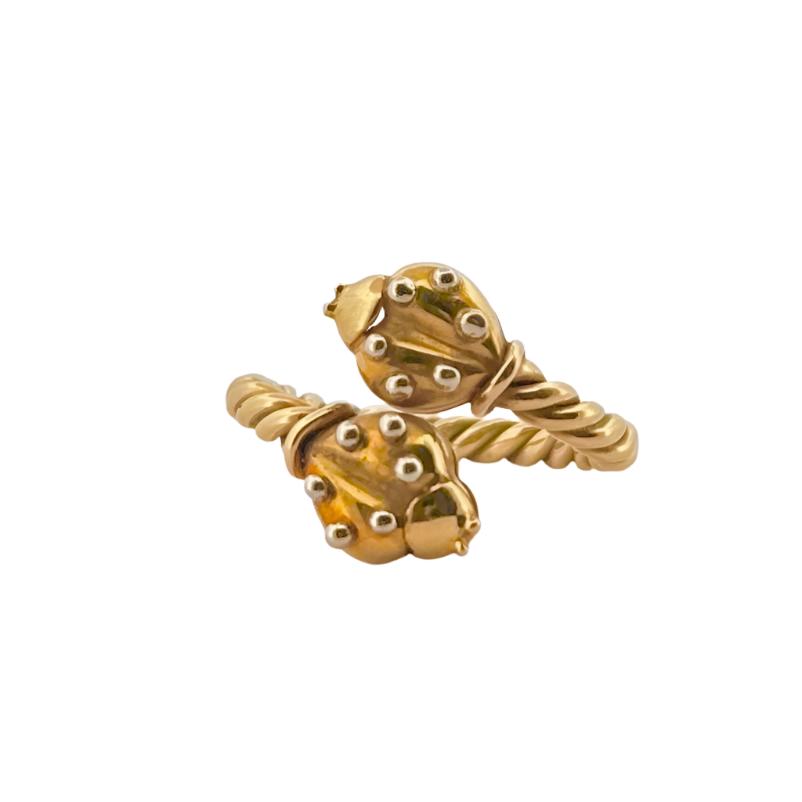 CHOPARD You and Me Ladybugs ring in yellow gold – Castafiore