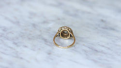 Bague Cible Belle Epoque Diamants et Rubis Calibrés - Castafiore