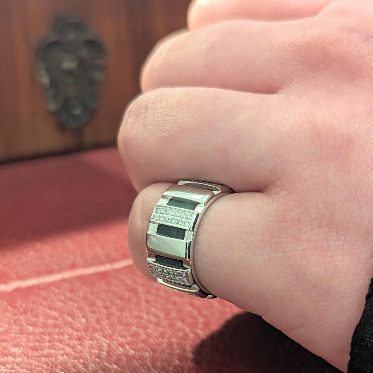 Bague Class One Chaumet or blanc et diamants - Castafiore