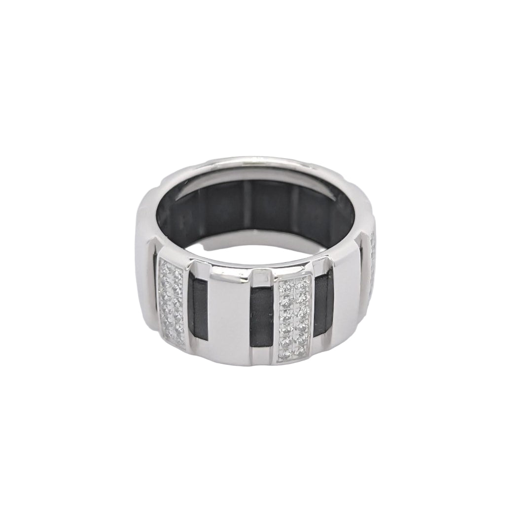 Bague Class One Chaumet or blanc et diamants - Castafiore