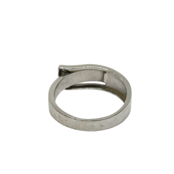 Bague CLOZEAU en or blanc, nacre et diamants - Castafiore