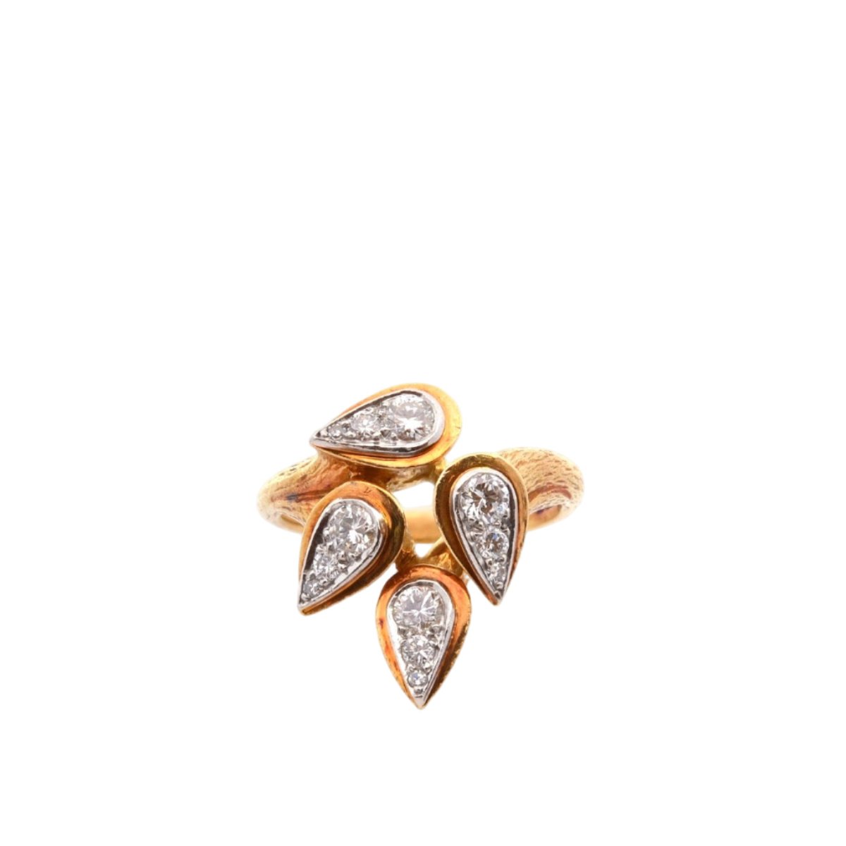 Bague Cocktail BOUCHERON en or jaune et diamants - Castafiore