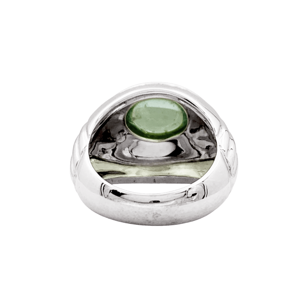 Ring Boucheron, "Jaïpur", white gold and green tourmaline.