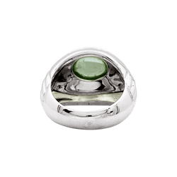 Ring Boucheron, "Jaïpur", white gold and green tourmaline.