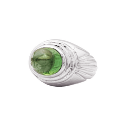 Ring Boucheron, "Jaïpur", white gold and green tourmaline.