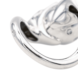 Bague Cocktail BOUCHERON "Trouble" or blanc, rubis et diamants - Castafiore