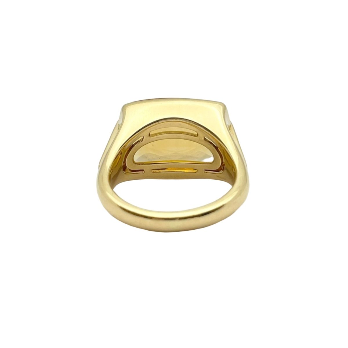 Bague Cocktail BULGARI "Metropolis" en or jaune et citrine - Castafiore