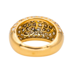 Bague Cocktail CARTIER "Sauvage" en or jaune et diamants - Castafiore