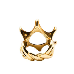 Bague Cocktail CHANEL "Camélia" en or jaune et agate - Castafiore