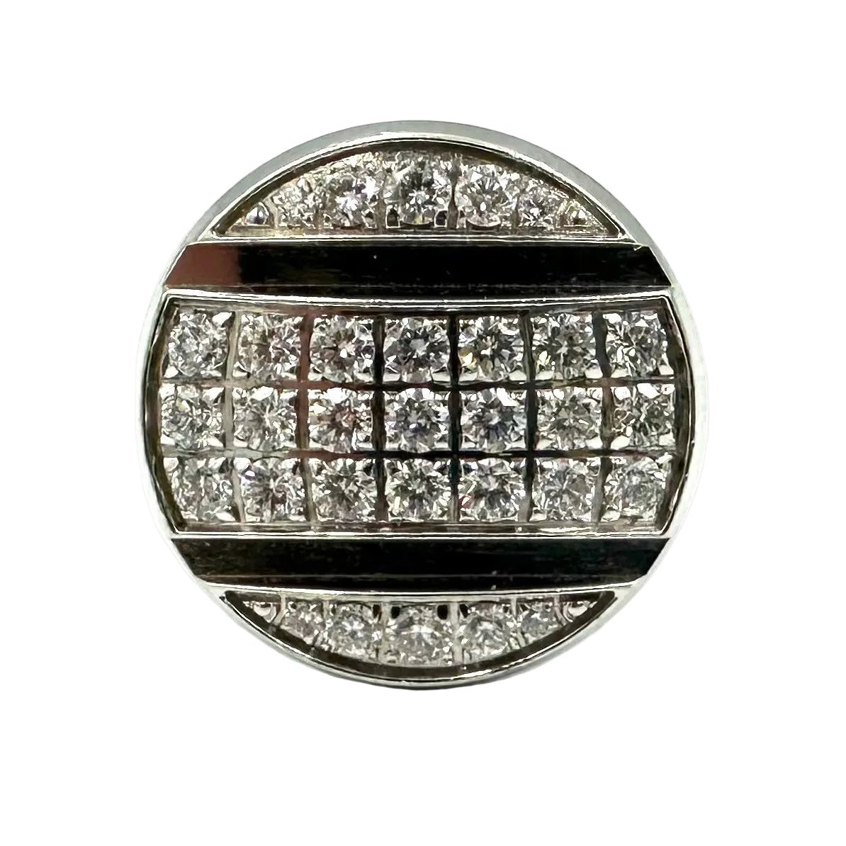 Bague Cocktail CHAUMET "Class One Croisière" en or blanc et diamants - Castafiore