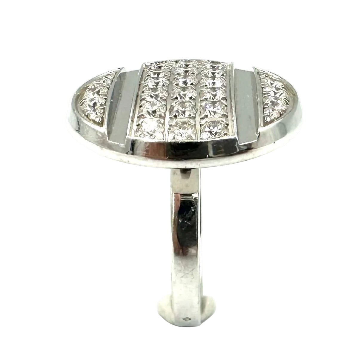 Bague Cocktail CHAUMET "Class One Croisière" en or blanc et diamants - Castafiore