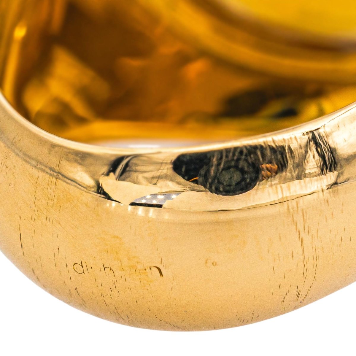 Dinh Van Ring  Yellow gold Citrine