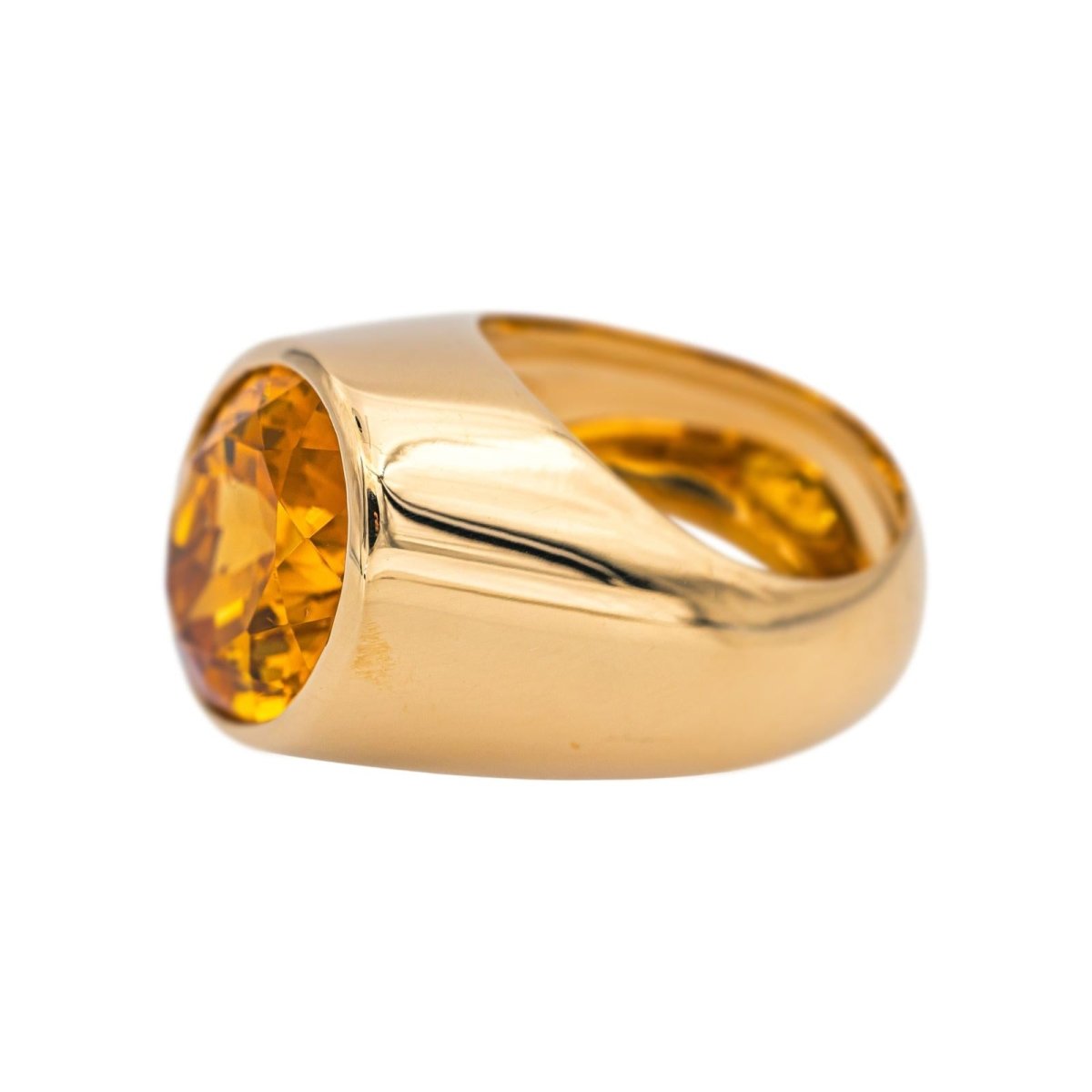 Dinh Van Ring  Yellow gold Citrine
