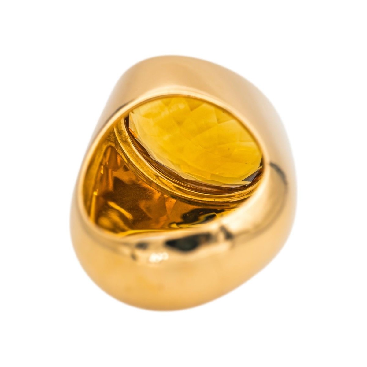 Dinh Van Ring  Yellow gold Citrine