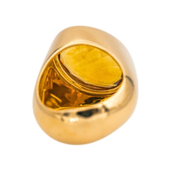 Dinh Van Ring  Yellow gold Citrine
