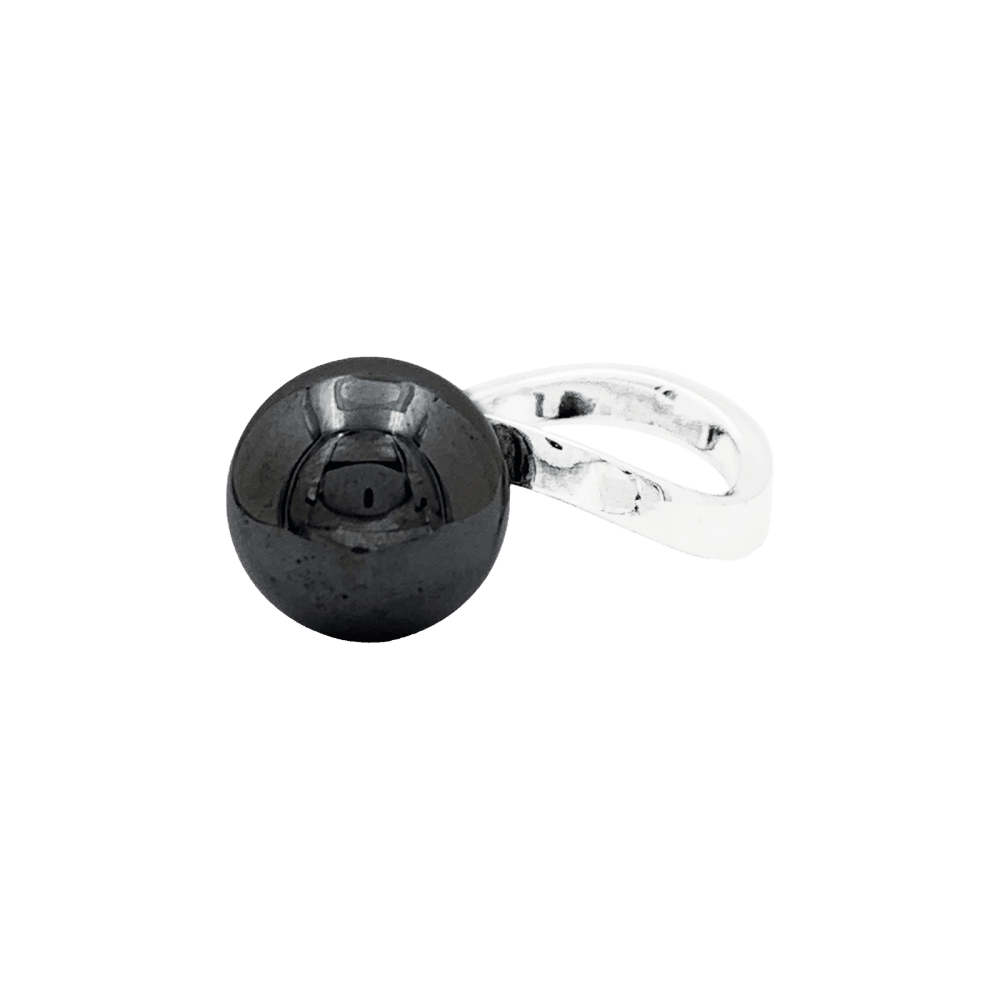 Ring Dinh Van en white gold and hematite.