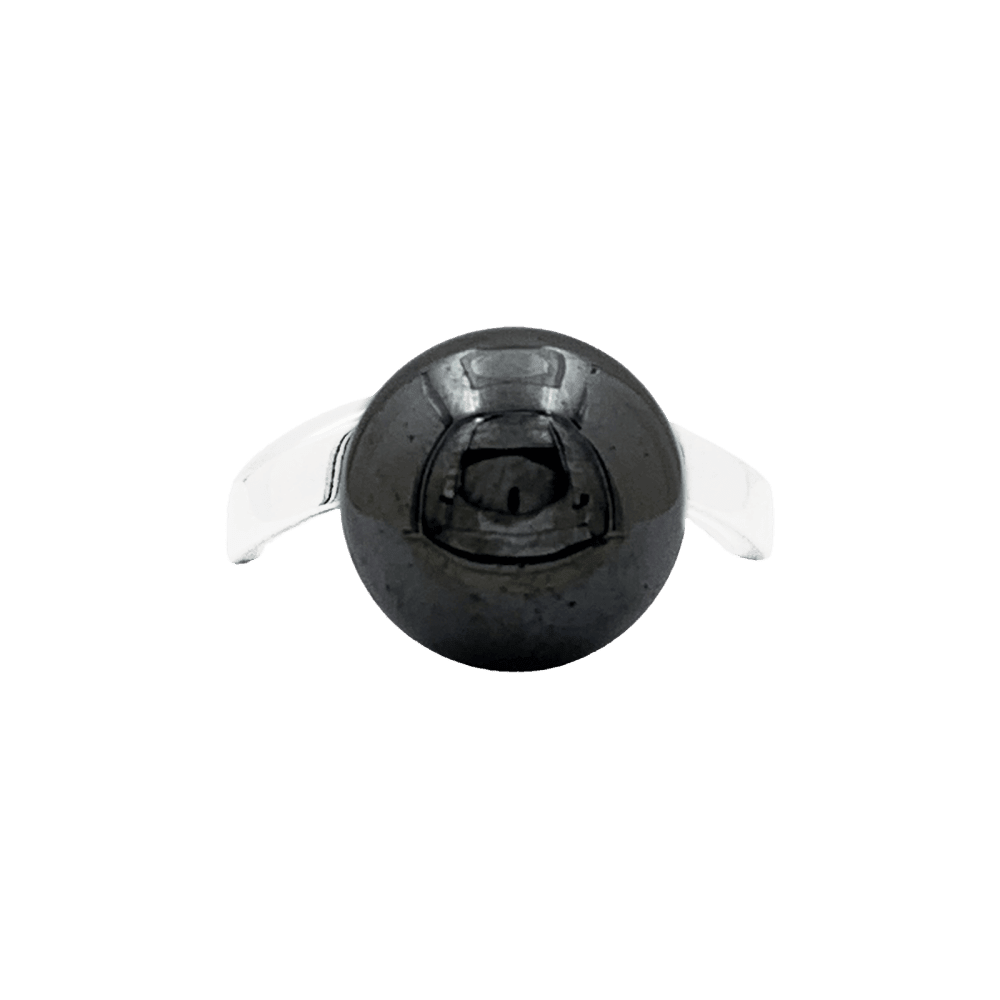 Ring Dinh Van en white gold and hematite.