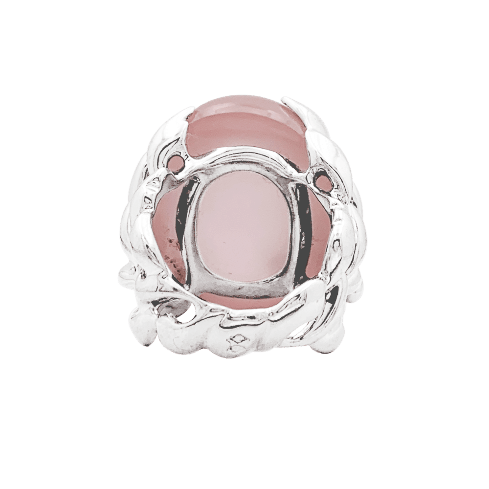 Bague Cocktail DIOR "Gourmande" en or blanc, quartz et diamants - Castafiore