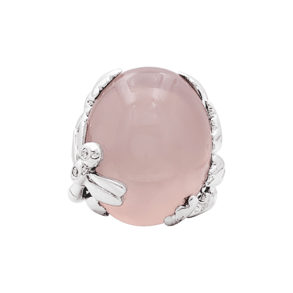 Bague Cocktail DIOR "Gourmande" en or blanc, quartz et diamants - Castafiore