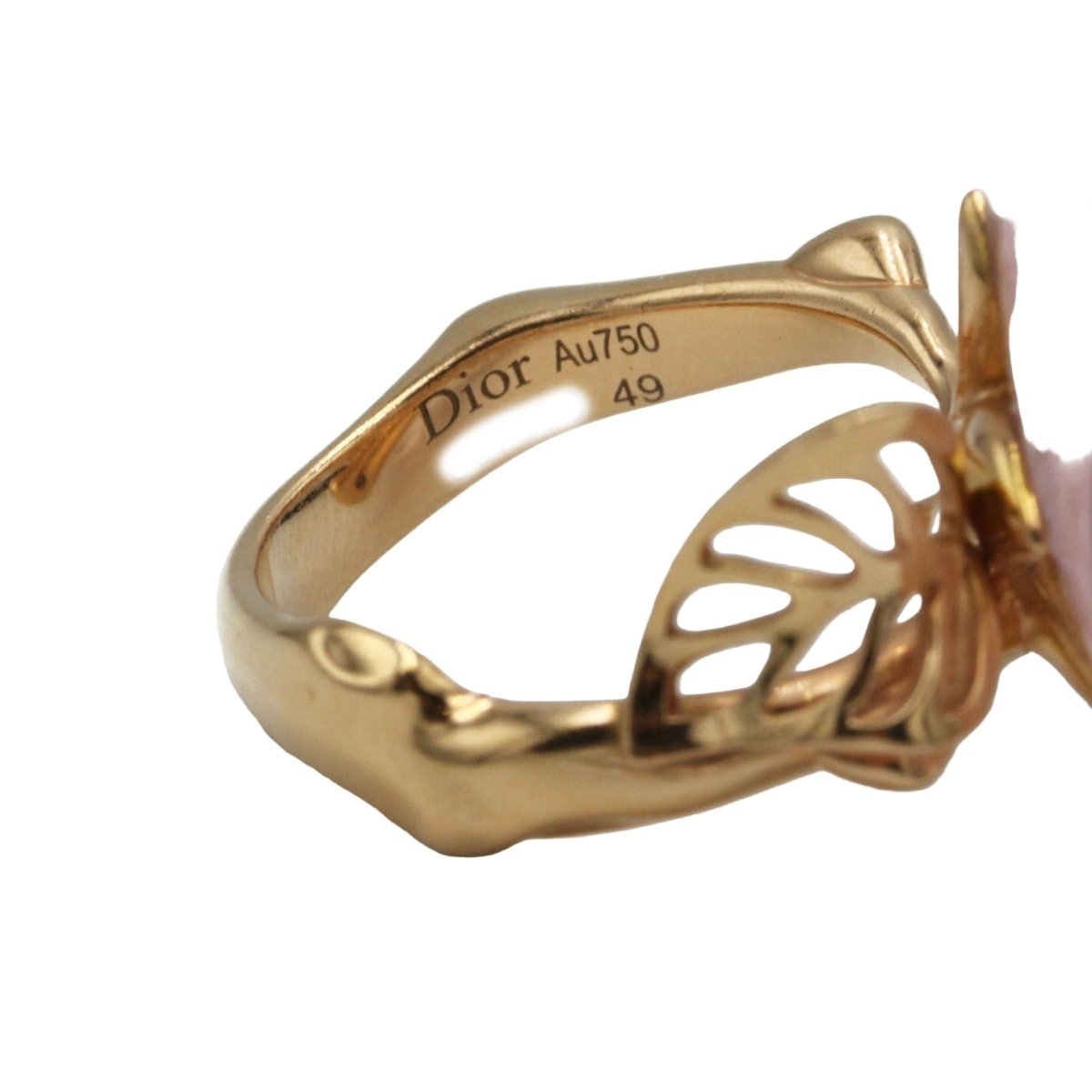 Bague Cocktail DIOR "Pré - Catelan" en or rose, quartz et diamant - Castafiore