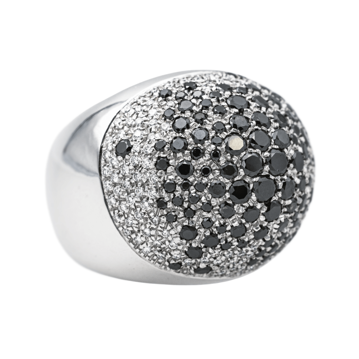 Bague Cocktail en or blanc et diamants - Castafiore