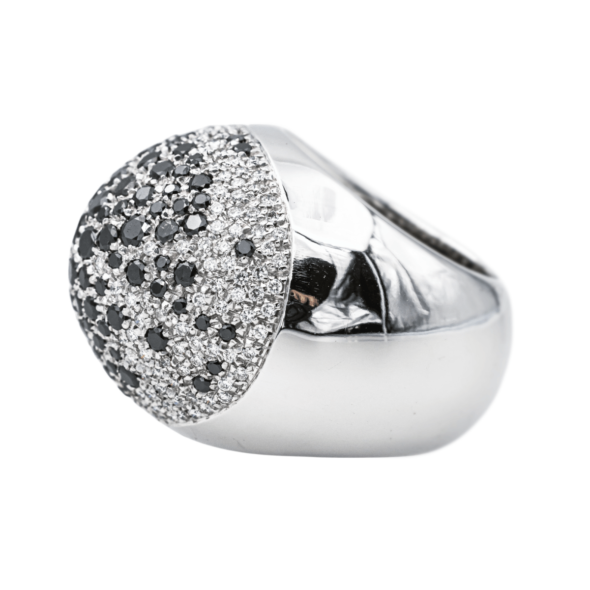 Bague Cocktail en or blanc et diamants - Castafiore