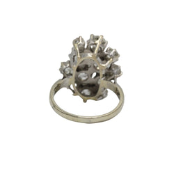 Bague Cocktail en or blanc et diamants - Castafiore