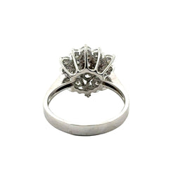 Bague Cocktail en or blanc et diamants - Castafiore