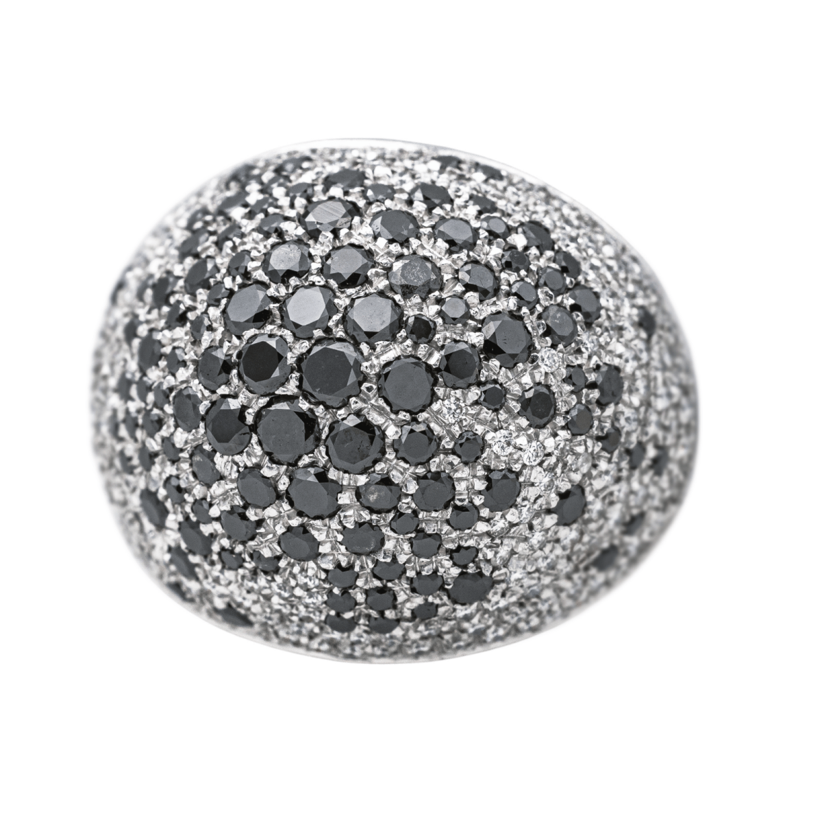 Bague Cocktail en or blanc et diamants - Castafiore