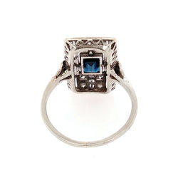 Bague Cocktail en or blanc et platine - Castafiore