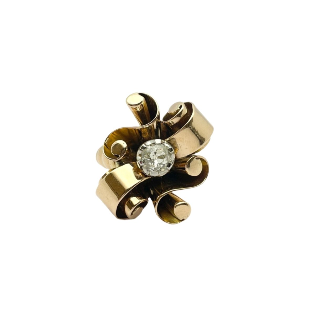 Bague Cocktail en or et diamant - Castafiore