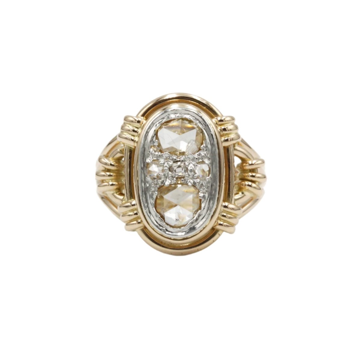 Bague Cocktail en or et diamants - Castafiore