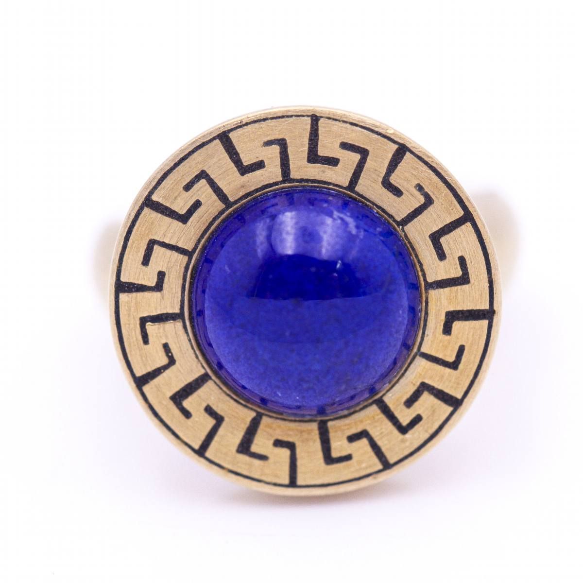 Bague Cocktail en or et lapis - lazuli - Castafiore